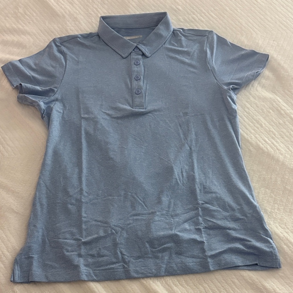 Classic Blue Button Down Shirt for Women